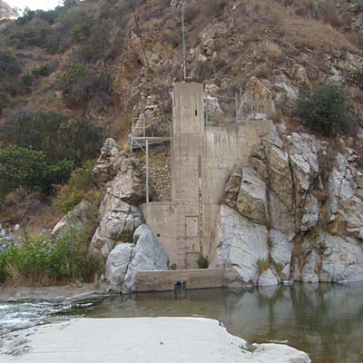 San Gabriel River, Gagging station