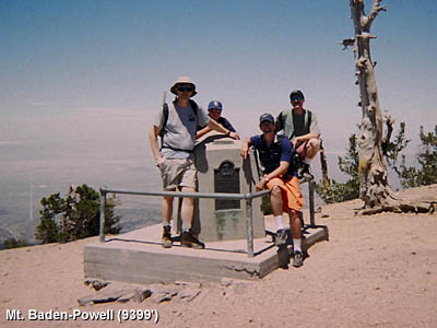 Boy Scout Monument on Mt. Baden-Powell