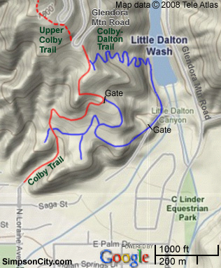 Colby Trail Map