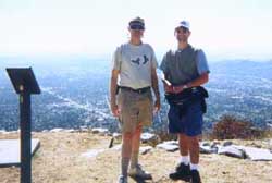 Dan and Drew on Echo Mt.