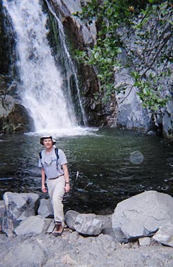 Dan Simpson at Fish Canyon Falls, April 23, 2005