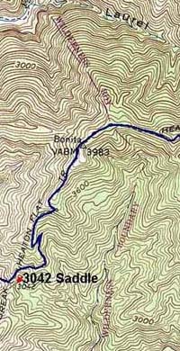 Heaton Topo Map