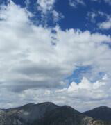 View north from Three Tees Trail toward Mt. Baldy