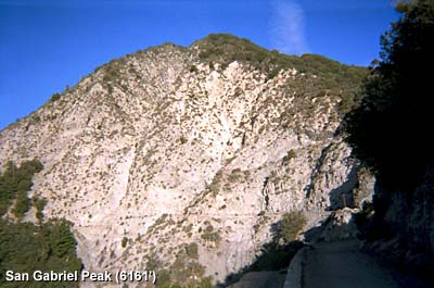 View north toward San Gabriel Peak