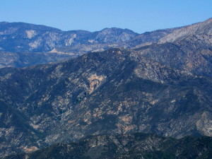 Looking west toward Rattlesnake Peak from Sunset Peak