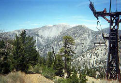 Looking north from Thunder Mt. toward Mt. Baldy