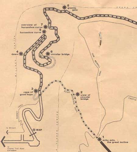 Mt. Lowe Tour Map